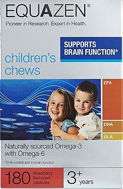 Equazen, 2041[^]10057234 eye q Childrens Chews 180 Strawberry