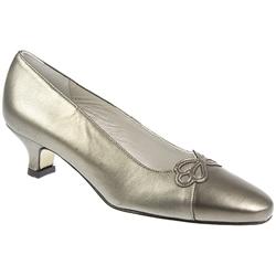 Equity Female Eqsptamsin Leather Upper Leather/Textile Lining in Antique Pewter, Black