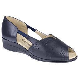 Equity Female Shannon Nubuck Upper Textile Lining Casual Shoes in Navy