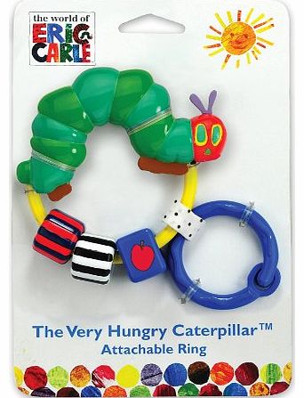 The Very Hungry Caterpillar Attachable Ring Rattle