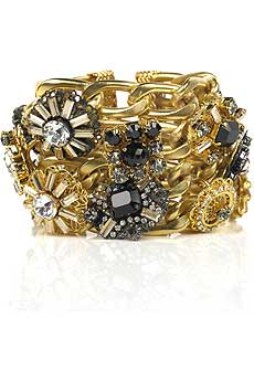 Erickson Beamon Chunky link bracelet