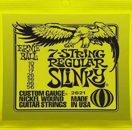 Ernie Ball 2621 10-56 Regular Slinky Nickelwound 7 String Set