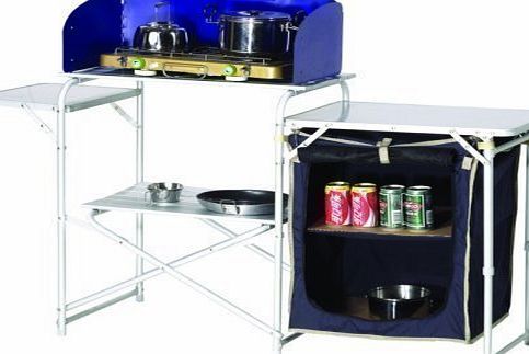 ESC Ltd Camping Kitchen / Stove Stand with Larder