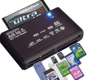 High Speed USB Card Reader for Digital Memory Cards - Wide Compatibility