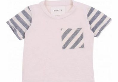 Striped baby T-shirt Ivory `6 months,18 months