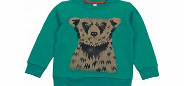Esprit Boys Teal Bear Sweatshirt L11/B4