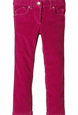 Esprit  Girls Aus Feinem Cord Trousers, Pink (Berry Pink 697), 3 Years (Manufacturer size: 98)
