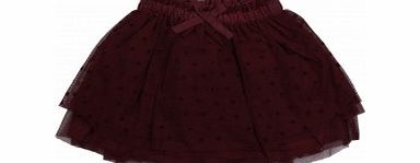Esprit Girls Burgundy Tulle Skirt L9/C3