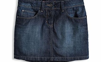 Girls Denim Skirt, Blue (E Super Dark Denim), 11 Years (Manufacturer Size:146)