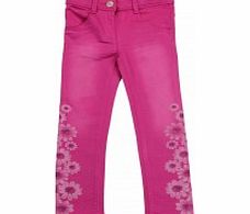 Esprit Girls Skinny Jeans with Painted Flower
