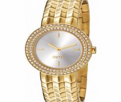 Esprit Ladies Moonlite Gold Crystals Set Watch