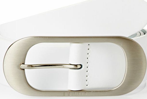 Esprit Womens Esprit Jenny Leather Belt - White