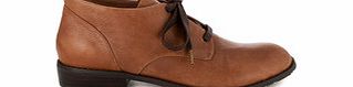 Esska Astro tan leather lace-up boots