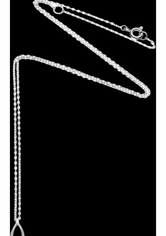 Estella Bartlett Lucky Silver Plated Wishbone