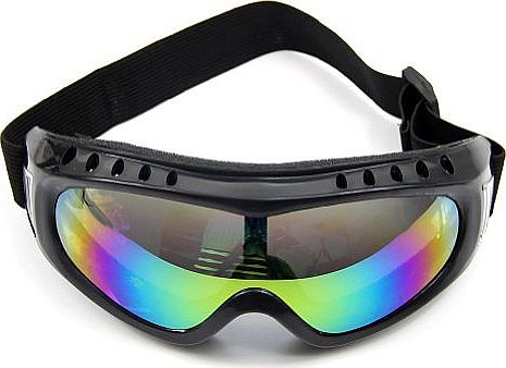 Estone Coated Safety Skiing Goggles Outdoor Sport Dustproof Sunglass Eye Glasses New (Colorful)