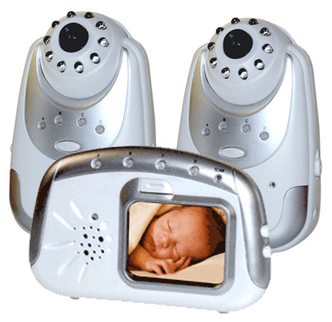 Ethos Video Baby 2.4` Monitor + Extra Camera