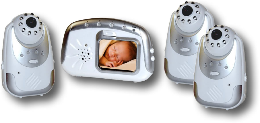Ethos Baby Monitors Ethos Wireless Baby Monitor 2 Extra Cameras Bundle
