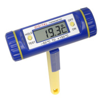 LCD THERMOMETER C/W HOLD/TEST (RE)