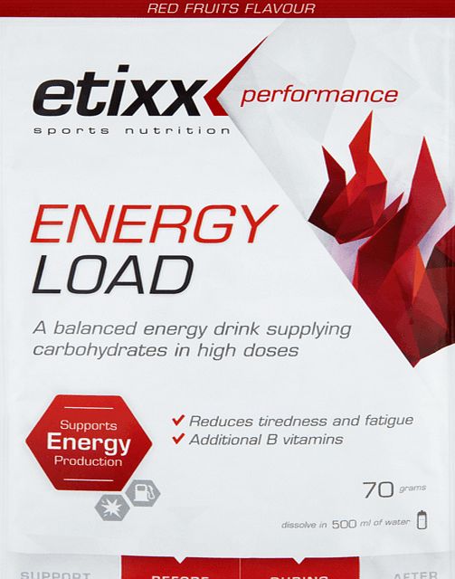 Etixx Energy Load Powder Red Fruits 70g - 70g