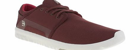 Etnies Burgundy Scout Trainers