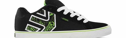 Etnies Kids Fader Vulc - Black/Green/Black