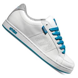 Kingpin Skate Shoes - White/Blue