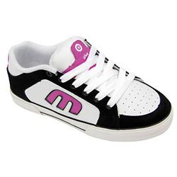 Ladies Dasit Skate Shoes - White/Black/Pink