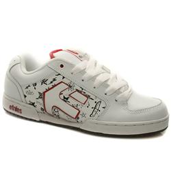 Etnies Male Etnies Annex Ii Leather Upper in White and Red