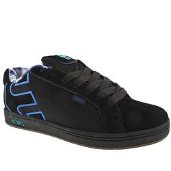 Male Etnies Fader Ii Suede Upper in Black and Blue