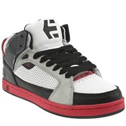 Etnies Male Uptown Leather Upper in Black and White