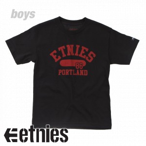 T-Shirts - Etnies Team City T-Shirt - Black