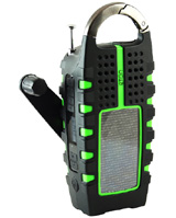 Outdoors Wind Up and Solar Radio - stay in touch