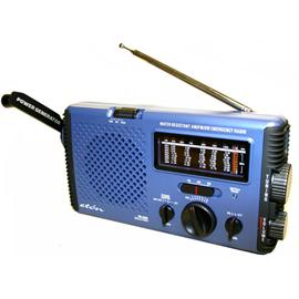 wind up Radio FR350 with light - Blue