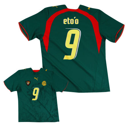 Puma Cameroon home (Etoo 9) 06/07