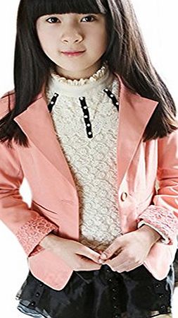 Etosell Kids Girls Lace Blazers Jacket Coat Outwear Costume Suits