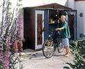 Europa Shed Size 2A: Bike storage solution for two cycles - Steel