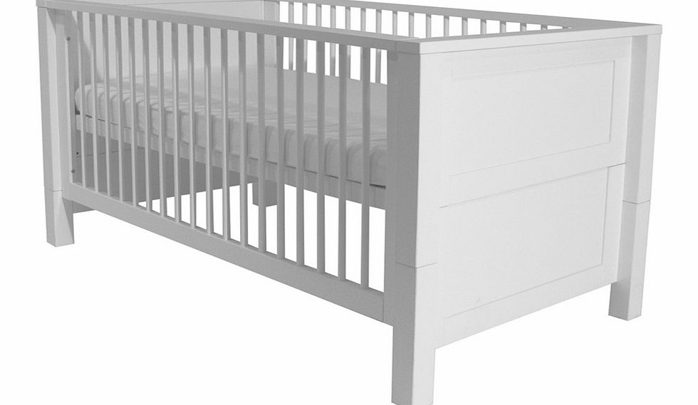 Europe Baby Como White Cot Bed