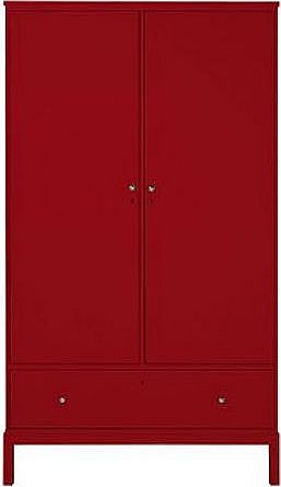 Pure Kids Wardrobe 2 Doors-Red
