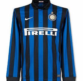 Nike 2011-12 Inter Milan Home Long Sleeve Shirt