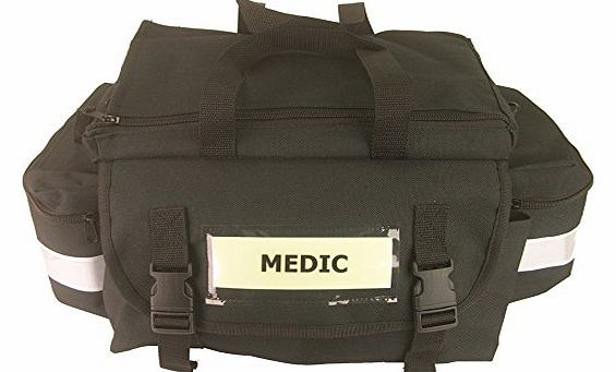 evaQ8 Sports On Pitch First Aid Bag - Black Unkitted