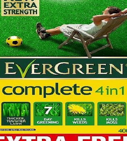 Evergreen  360sqm Complete 4-in-1 Lawn Care, Lawn Food, Weed and Moss Killer Bag