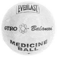 3kg White Rubber Medicine Ball