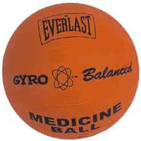 4kg Orange Rubber Medicine Ball