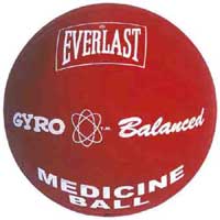 Everlast 5kg Red Rubber Medicine Ball