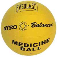 6kg Yellow Rubber Medicine Ball