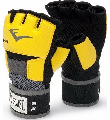 Evergel Handwrap Boxing Gloves - Yellow, Medium