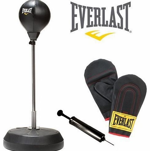 Everlast Free Standing Punch Bag/Boxing Bag With Boxing Bag Gloves And Pump