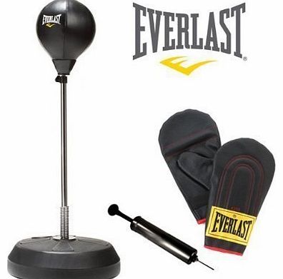 Everlast Junior Free Standing Punch Bag/Boxing Bag With Boxing Bag Gloves And Pump
