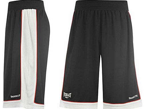 Everlast Mens Basketball Shorts Mens Black/Red Medium