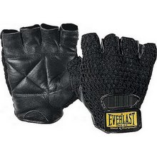 Mesh/Leather Weightlifting Gloves